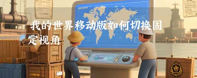 我的世界移动版如何切换固定视角