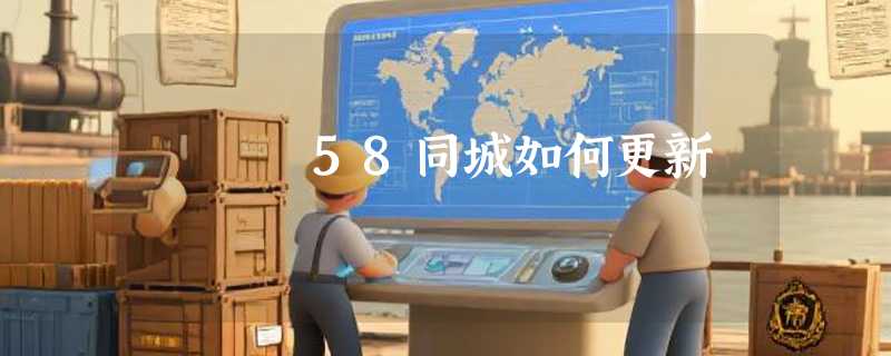 58同城如何更新