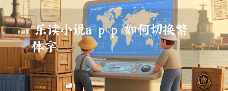 乐读小说app如何切换繁体字