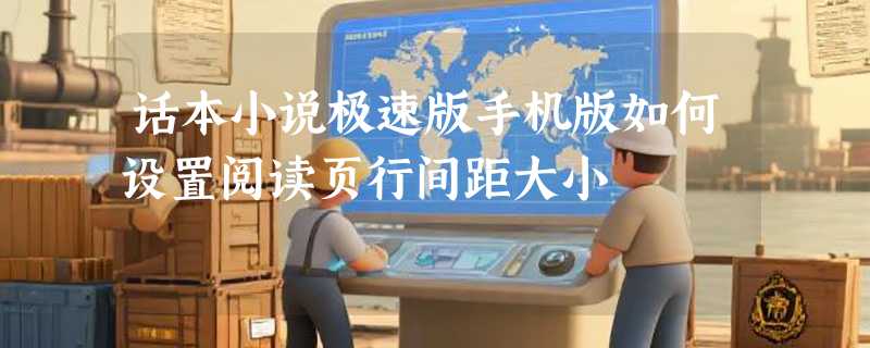 话本小说极速版手机版如何设置阅读页行间距大小