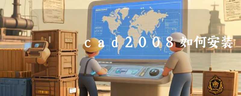 cad2008如何安装