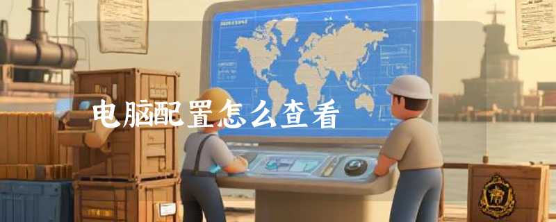 电脑配置怎么查看