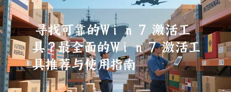 寻找可靠的Win7激活工具？最全面的Win7激活工具推荐与使用指南