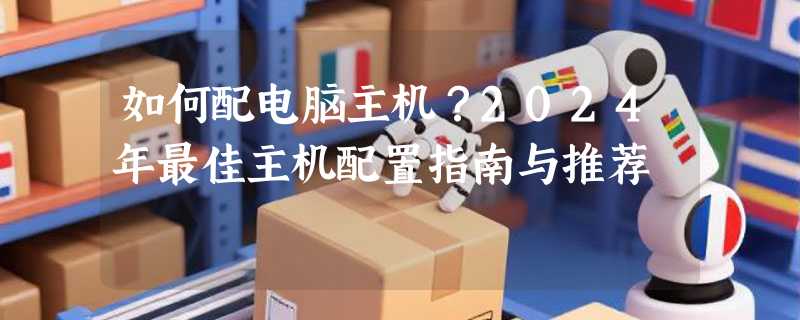 如何配电脑主机？2024年最佳主机配置指南与推荐