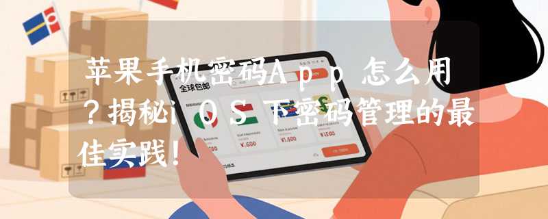 苹果手机密码App怎么用？揭秘iOS下密码管理的最佳实践！