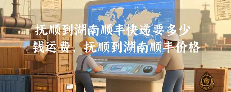 抚顺到湖南顺丰快递要多少钱运费，抚顺到湖南顺丰价格