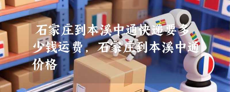 石家庄到本溪中通快递要多少钱运费，石家庄到本溪中通价格
