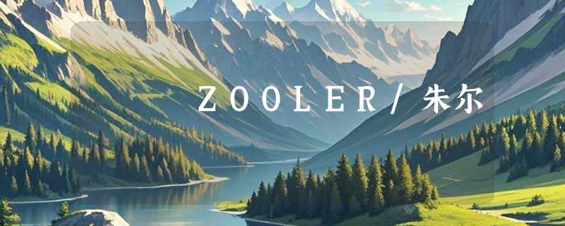 ZOOLER/朱尔