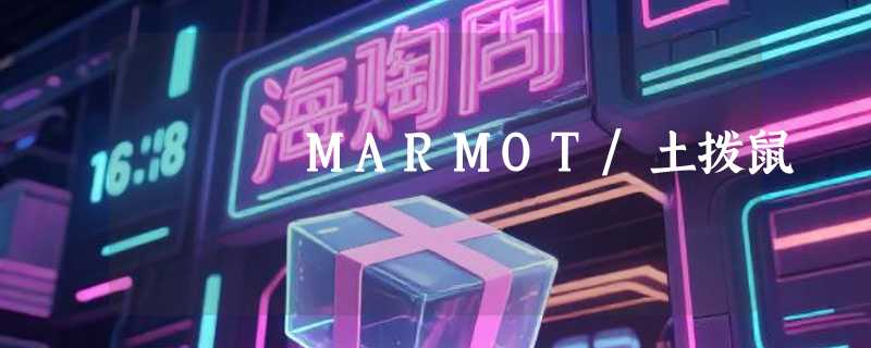 MARMOT/土拨鼠