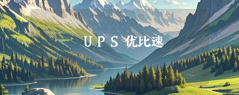 UPS优比速