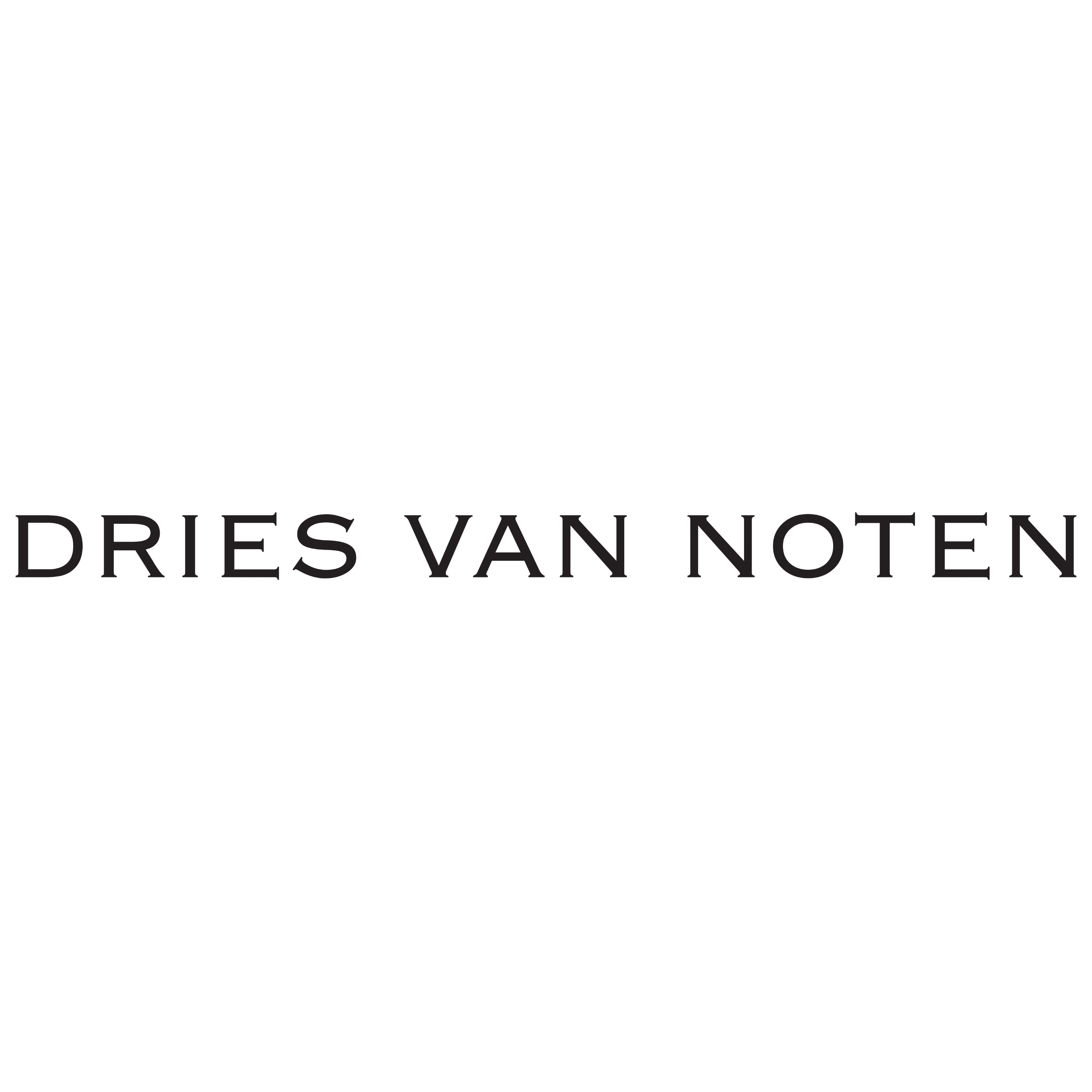 DRIES VAN NOTEN